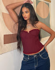 Lace Sexy French Style Sweetheart Top