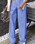 French Style Loose Wide Leg Pants for Women