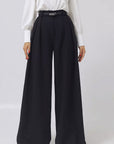 Simple Design Wide Leg Pants for Women