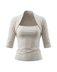 HeyHenry Slim Fit 3/4 Sleeve T-Shirt for Women