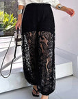 Lace Wide Leg Pants for Women