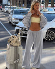 Chic Sleeveless Wide Leg Pants Set