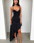 Summer Sexy Backless Split Maxi Dress