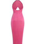 Summer Floral Strapless Party Dress