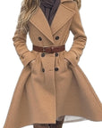 Stylish Thick Women's Long Coat for Autumn
