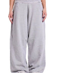 Casual Gray Wide Leg Pants for Women