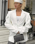 Elegant V-Neck Blazer for Women
