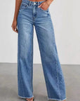 Vintage High Waist Straight Leg Jeans for Women