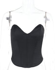 Sexy Satin Crop Top for Summer