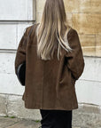 Winter Vintage Suede Jacket for Women