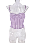 Nazada Sexy Lace Bodice Backless Camisole