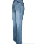 Retro High Waist Women's Jeans with Flare
