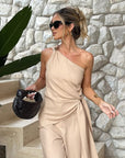 Summer Cotton Linen Two-Piece Set for Women