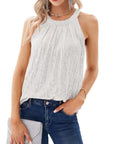 2023 Summer Women's Sequin Halter Top