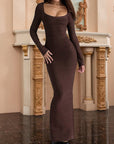 Spring Sexy Off-Shoulder Long Sleeve Dress