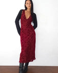 Summer Slim Fit V-Neck Floral Dress