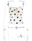 Summer Sexy Polka Dot Strapless Top