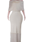 Elegant Off-Shoulder Bodycon Dress for Fall