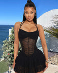 Sexy Halter Neck Princess Dress for Women