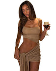 Summer Sheer Hollow Out Strap Dress