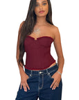 Lace Sexy French Style Sweetheart Top