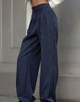 High Waist Straight Leg Wide Leg Pants for Women