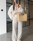 Chic Bow Tie Casual Set for Women