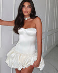 Chic Strapless A-Line Dress for Women