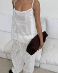European Style Embroidered Two-Piece Set
