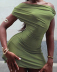 2025 Summer New Sexy Off-Shoulder Dress