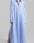 French Casual Loose Shirt Dress for Women