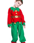 Cute Children's Christmas Elf Costume for Parties