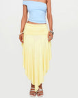 Fashion Women's High Waist Irregular Split Skirt
