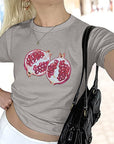 Summer Y2K Short T-Shirt with High Waist Pants