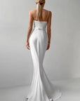 Elegant White Mermaid Dress for Women