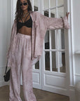 Fall Fashion Tie-Dye Print Two-Piece Set