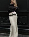 Knit Long Sleeve Bodycon Maxi Dress
