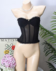 Lace Sexy French Style Sweetheart Top