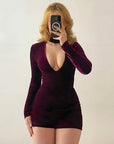 Sexy Long Sleeve Slim Jumpsuit for Women