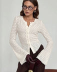Lace Knit Cardigan for Women