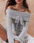 New Autumn Winter Off-Shoulder Knit Sweater