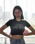 New Spring Summer Sexy Crop Top with Rhinestones