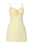 Summer A-Line Cami Dress with Tie Design