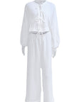 Casual Cotton Two-Piece Set for Women
