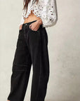 Casual Loose Wide Leg Jeans for Women