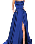 2023 New Long Bridesmaid Dress with Train