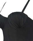 Chic Backless Strap Top with Ruffles
