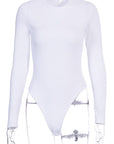 Trendy American Style Long Sleeve Bodysuit