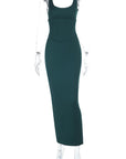 Summer Sexy Solid Color Slim Fit Dress