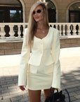 Stylish Autumn Winter Bodycon Skirt Set